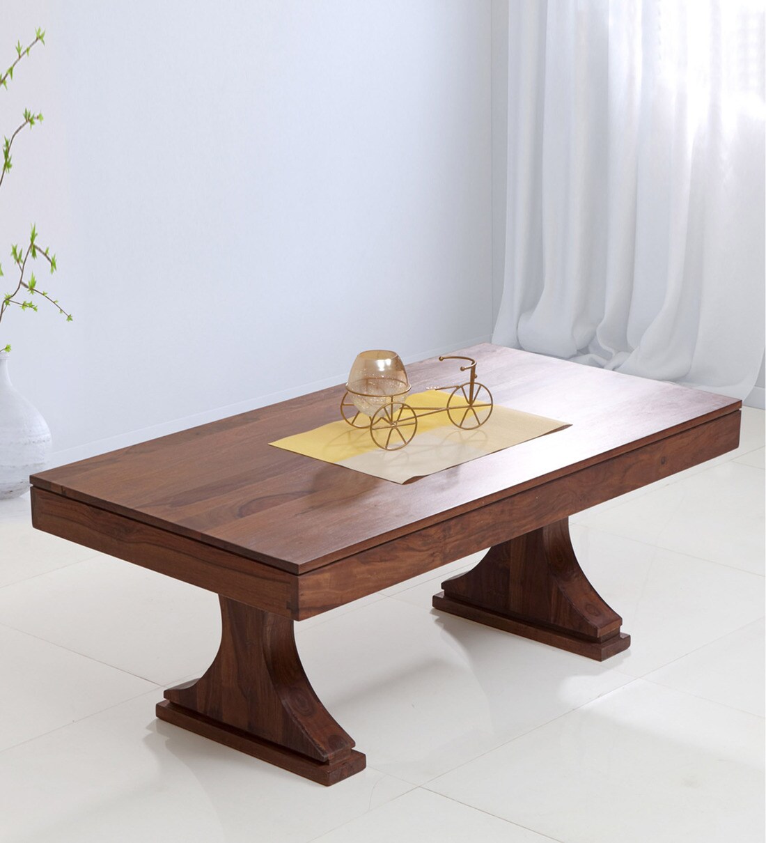 Buy Brighton Coffee Table in Walnut Finish by Evok Online