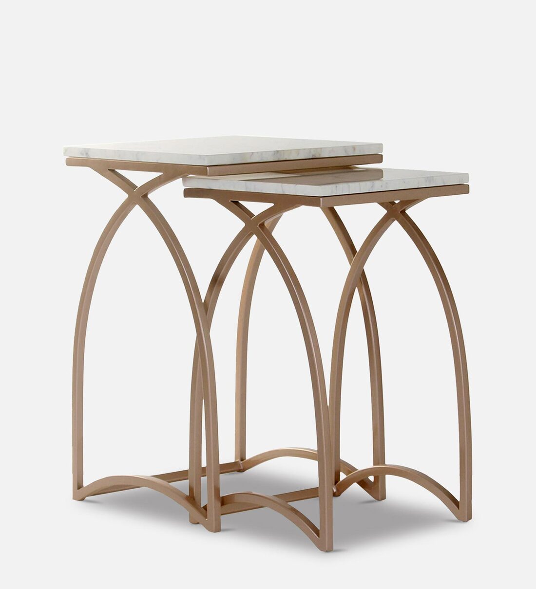 rose gold nesting tables