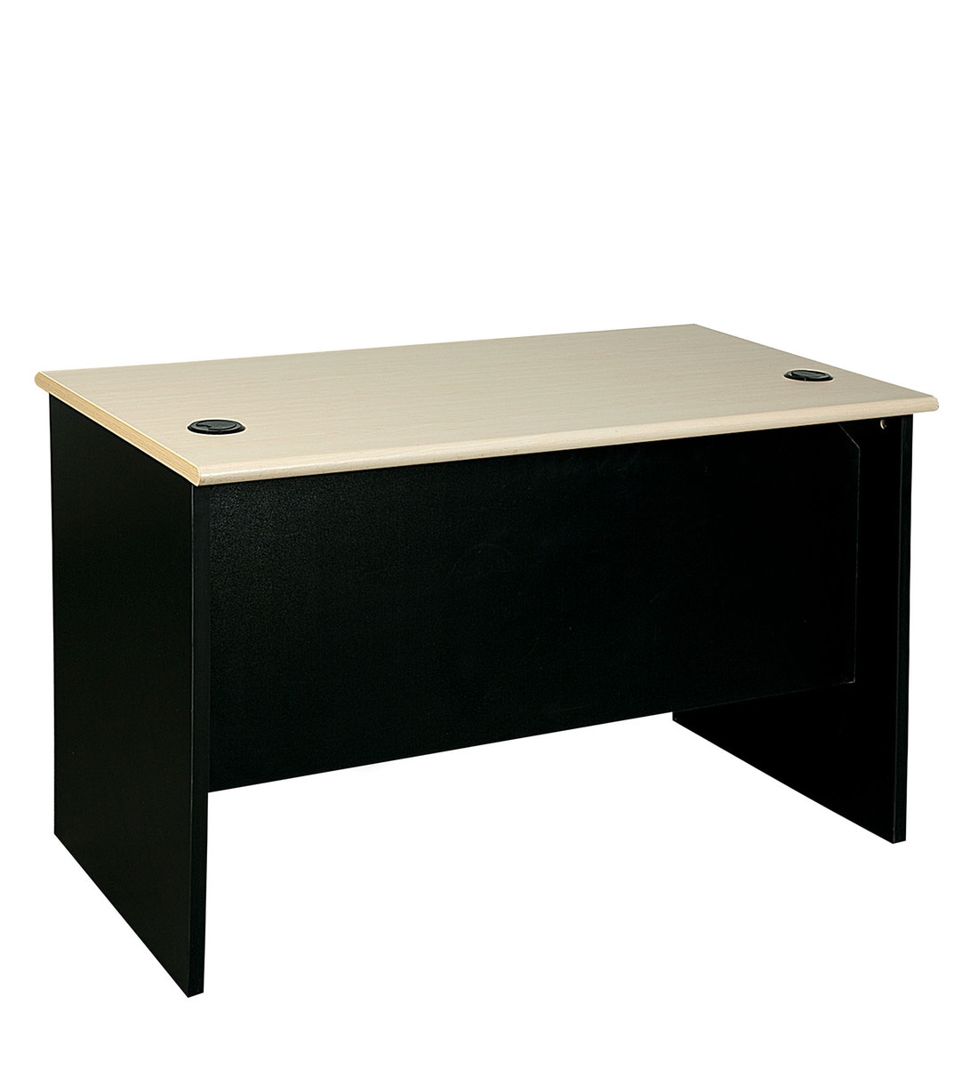 Buy Brisbane Office Table In Maple & Black Finish By Parin Online