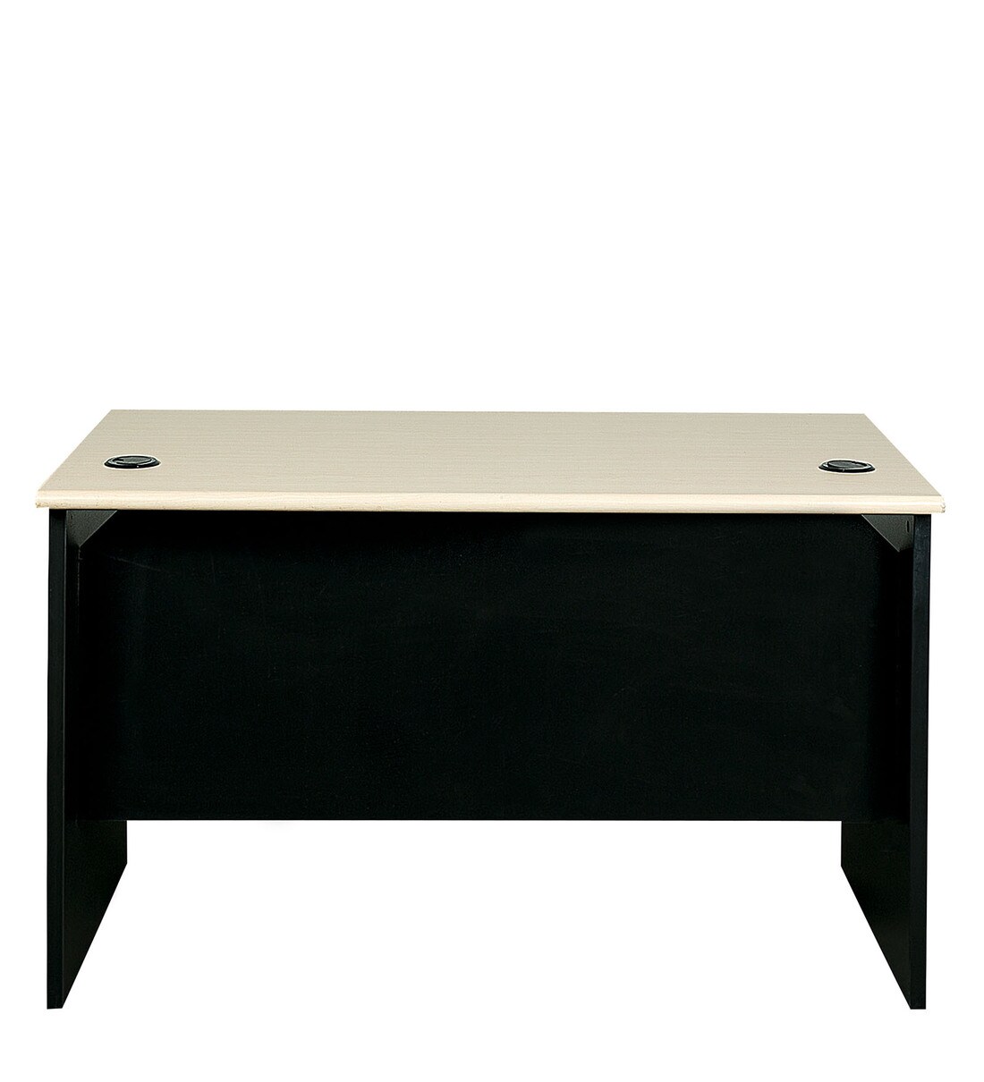 Buy Brisbane Office Table In Maple & Black Finish By Parin Online