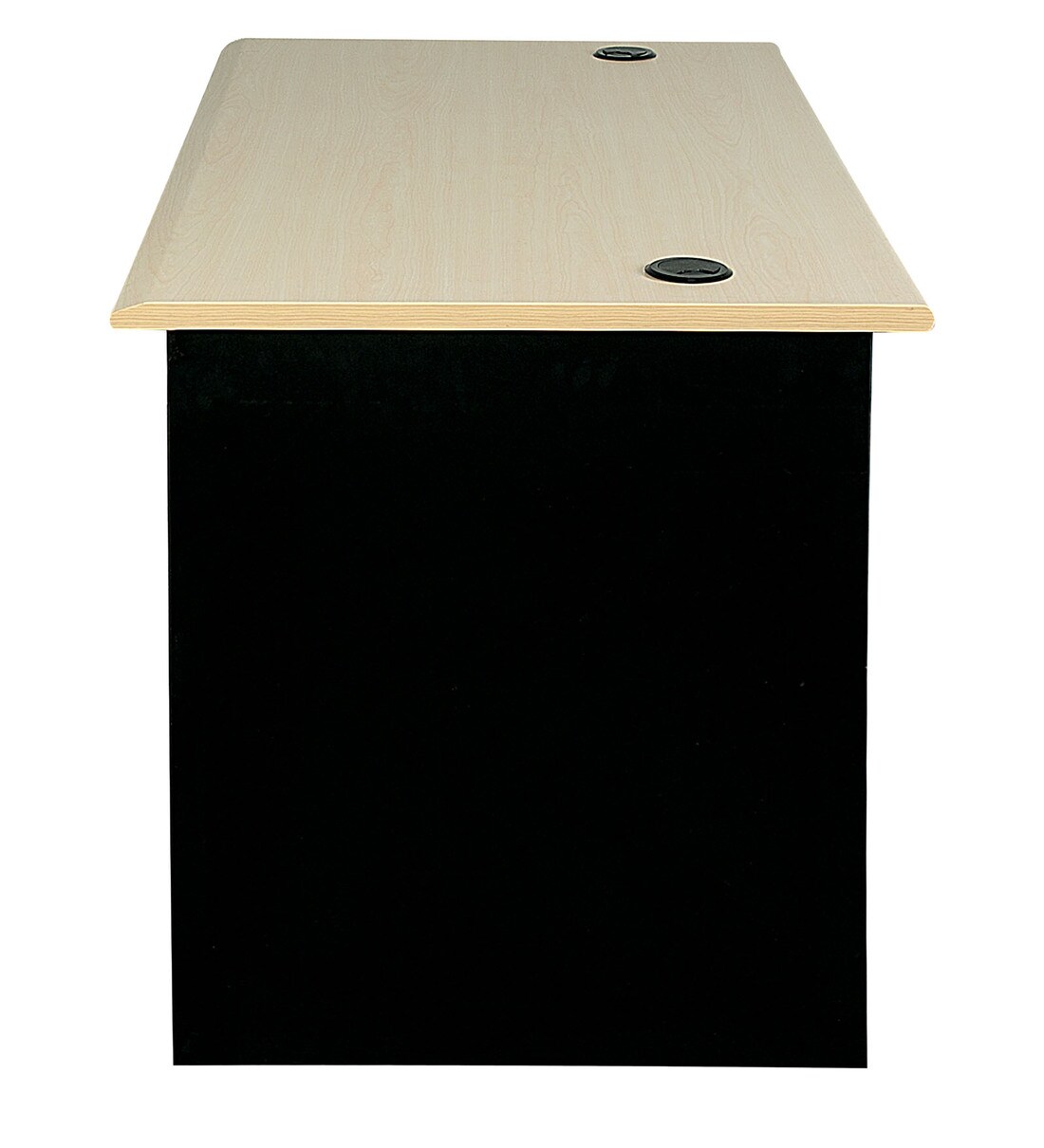 Buy Brisbane Office Table In Maple & Black Finish By Parin Online