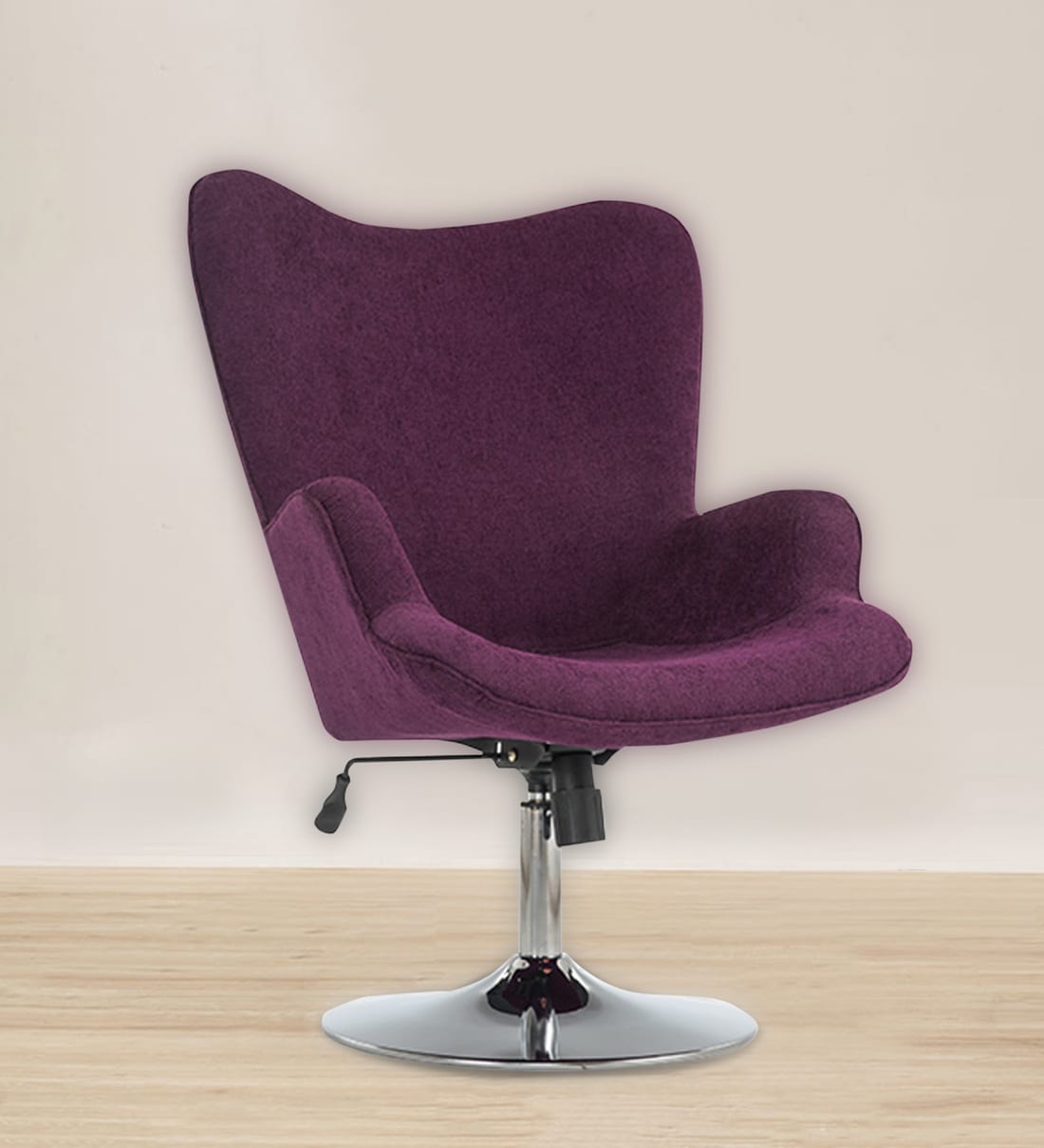 brita accent chair in violet colour