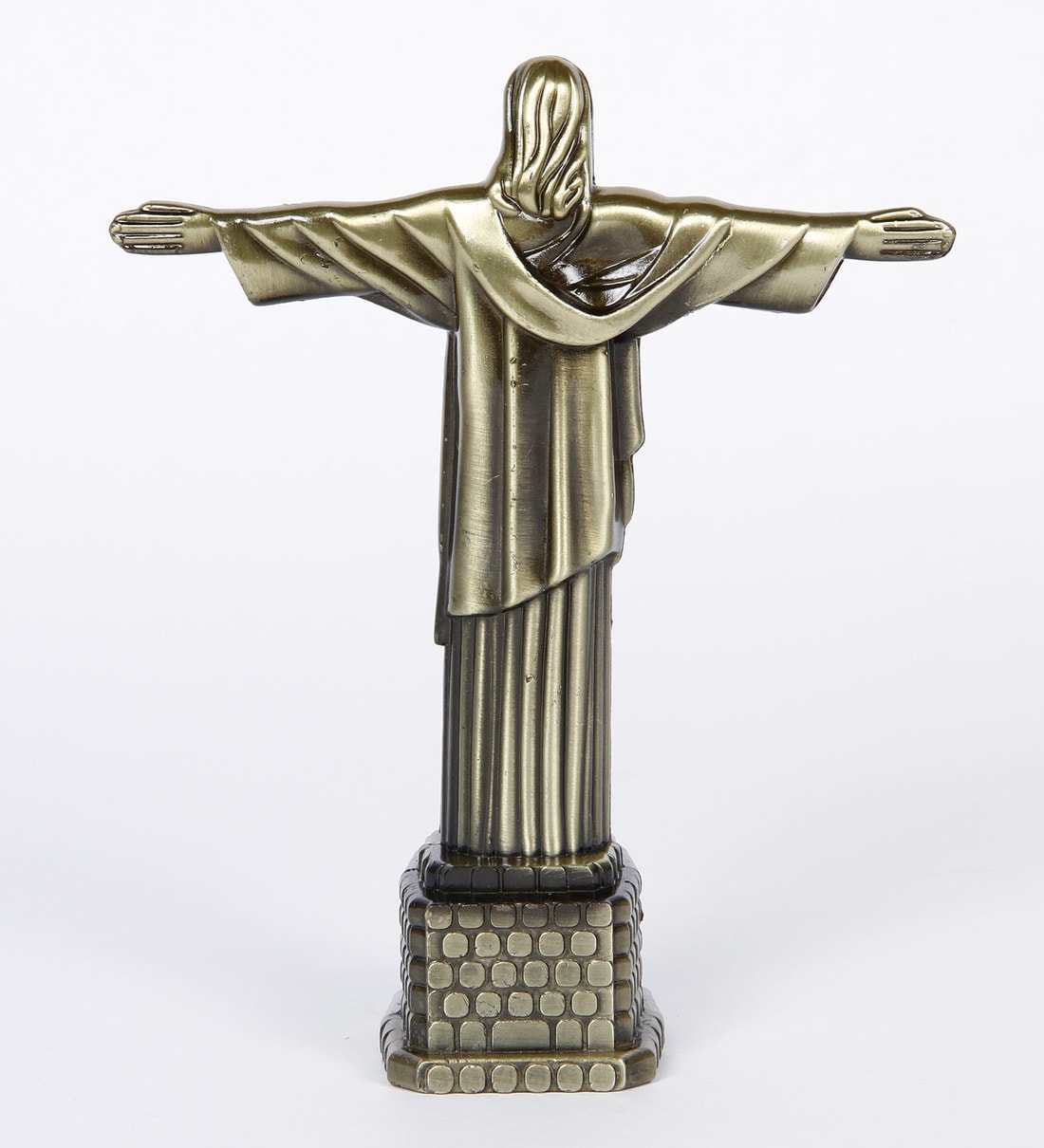 Buy Bronze Iron Jesus The Redeemer Model Showpiece by Zahab Online ...