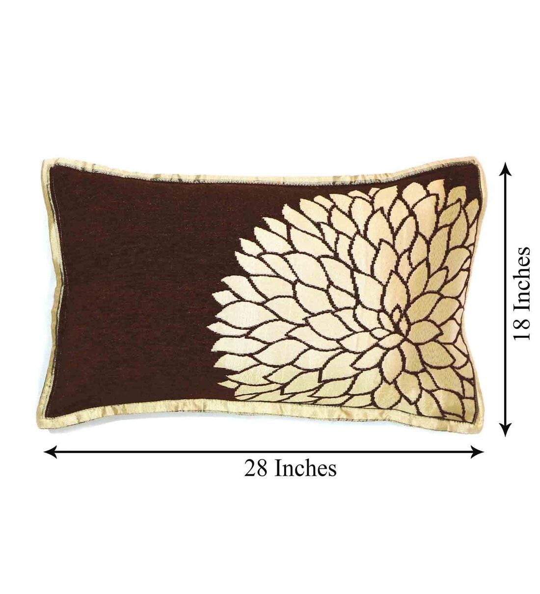 Buy Chenille Double Bed Cover With 2 Pillow Covers By The Home Talk