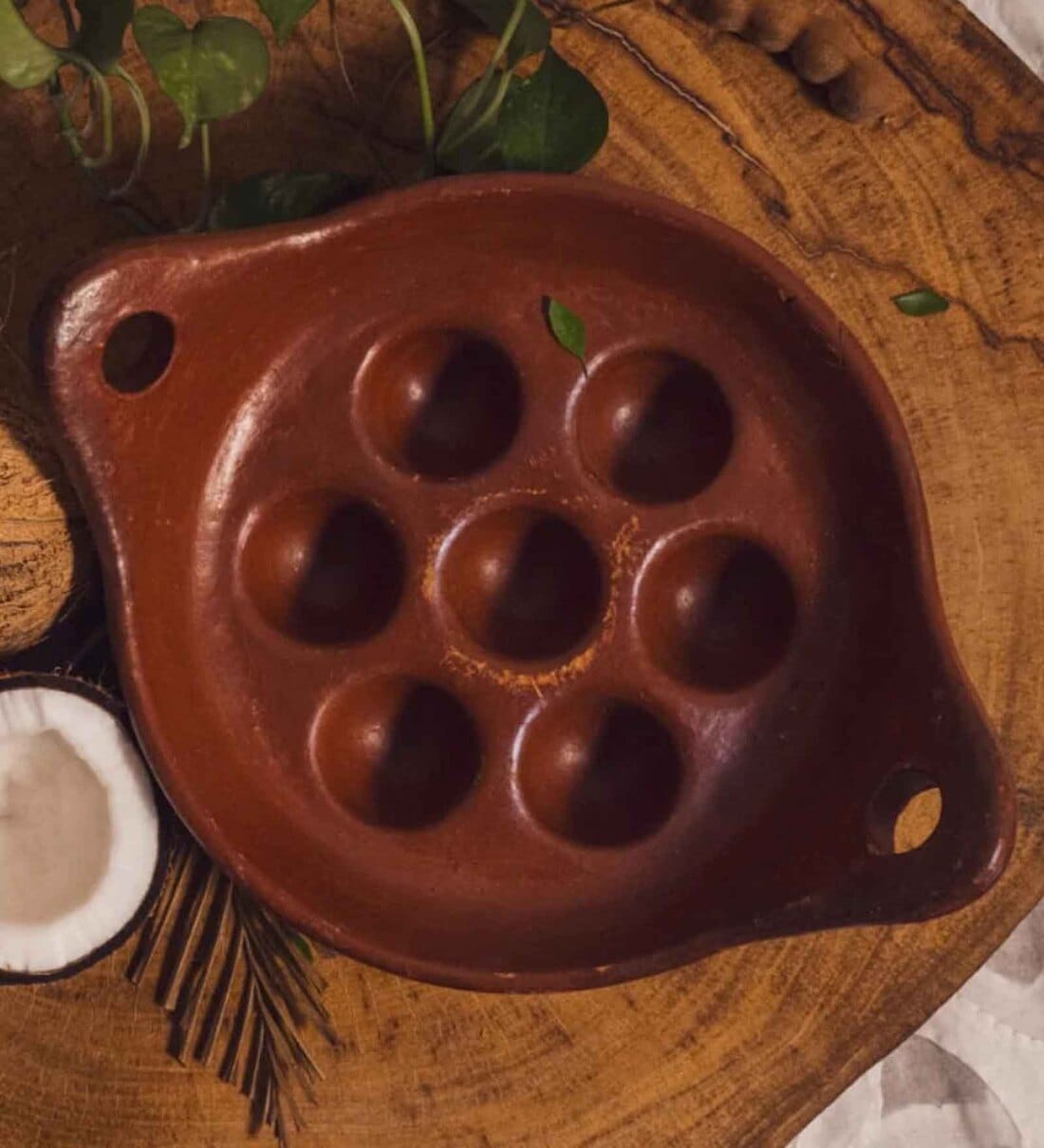 Buy Yousef 7 Pits Brown Clay Appam Maker at 29 OFF by Green Heirloom