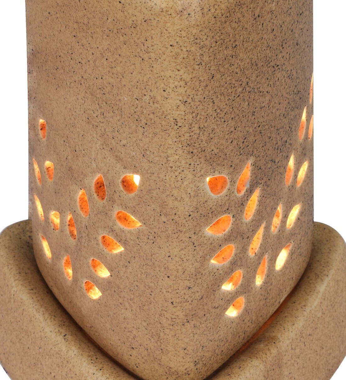 Buy Brown Electric Oil Warmer with 4 Assorted Fragrance Oils by EKAM