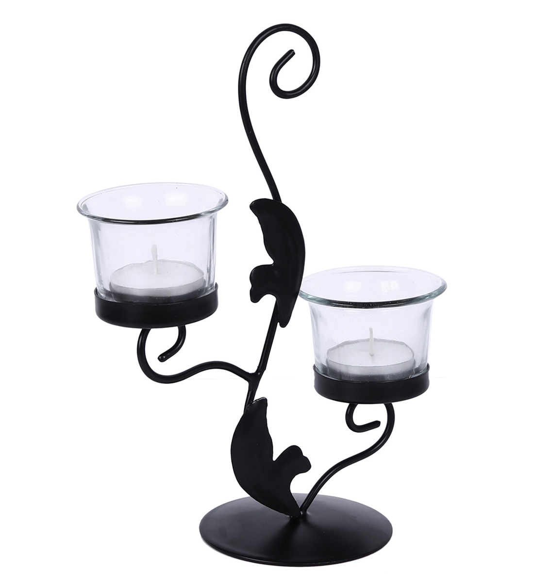 Buy Black Metal Table Tea Light Holder By Hosley Online Table Tea