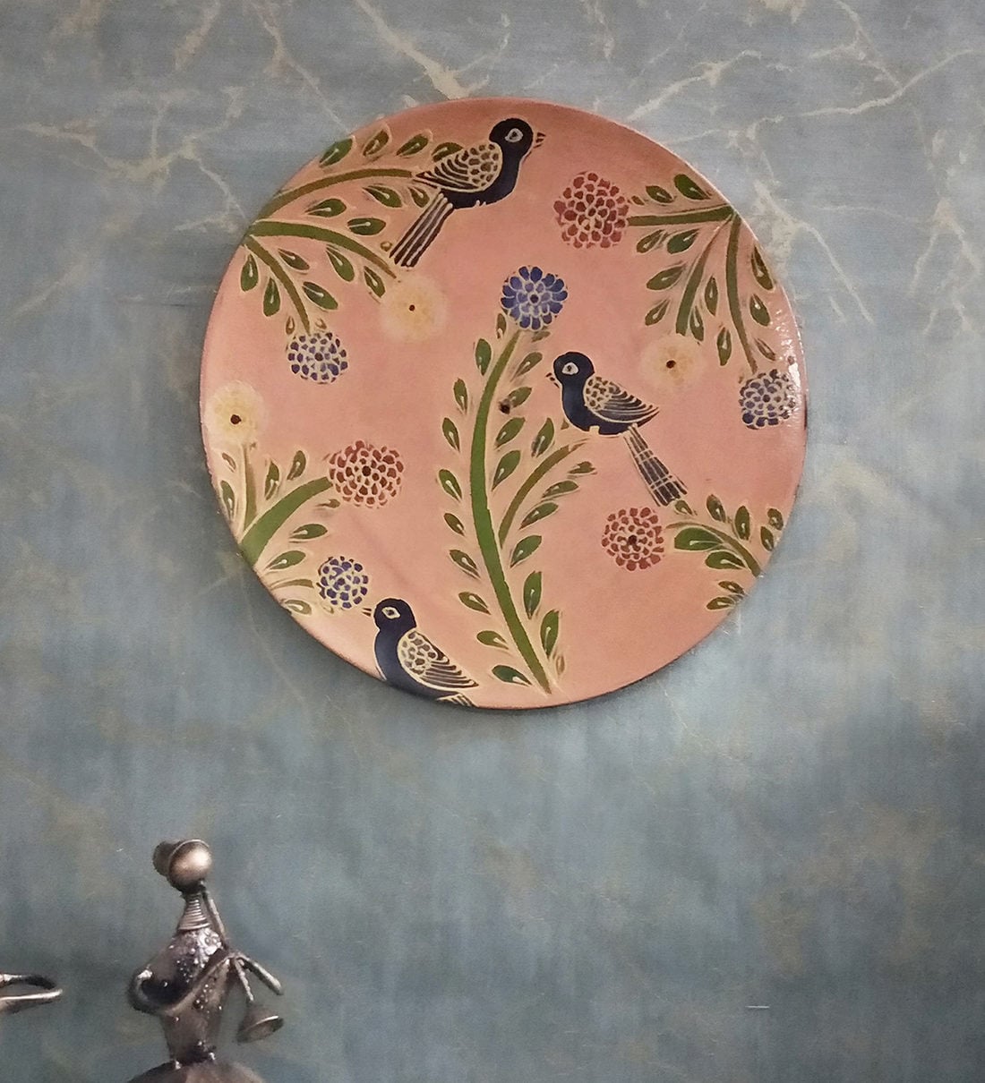 Buy Brown MDF Wooden Wall Decor Plate by Art Of Jodhpur Online Wall Plates and Tiles Wall