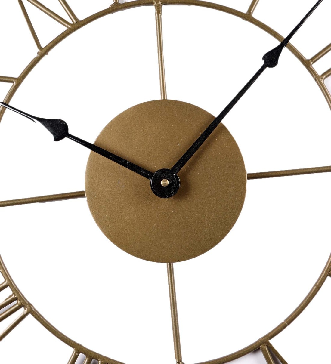 Buy Brown Metal Analog Wall Clock Online Vintage Wall Clocks Wall