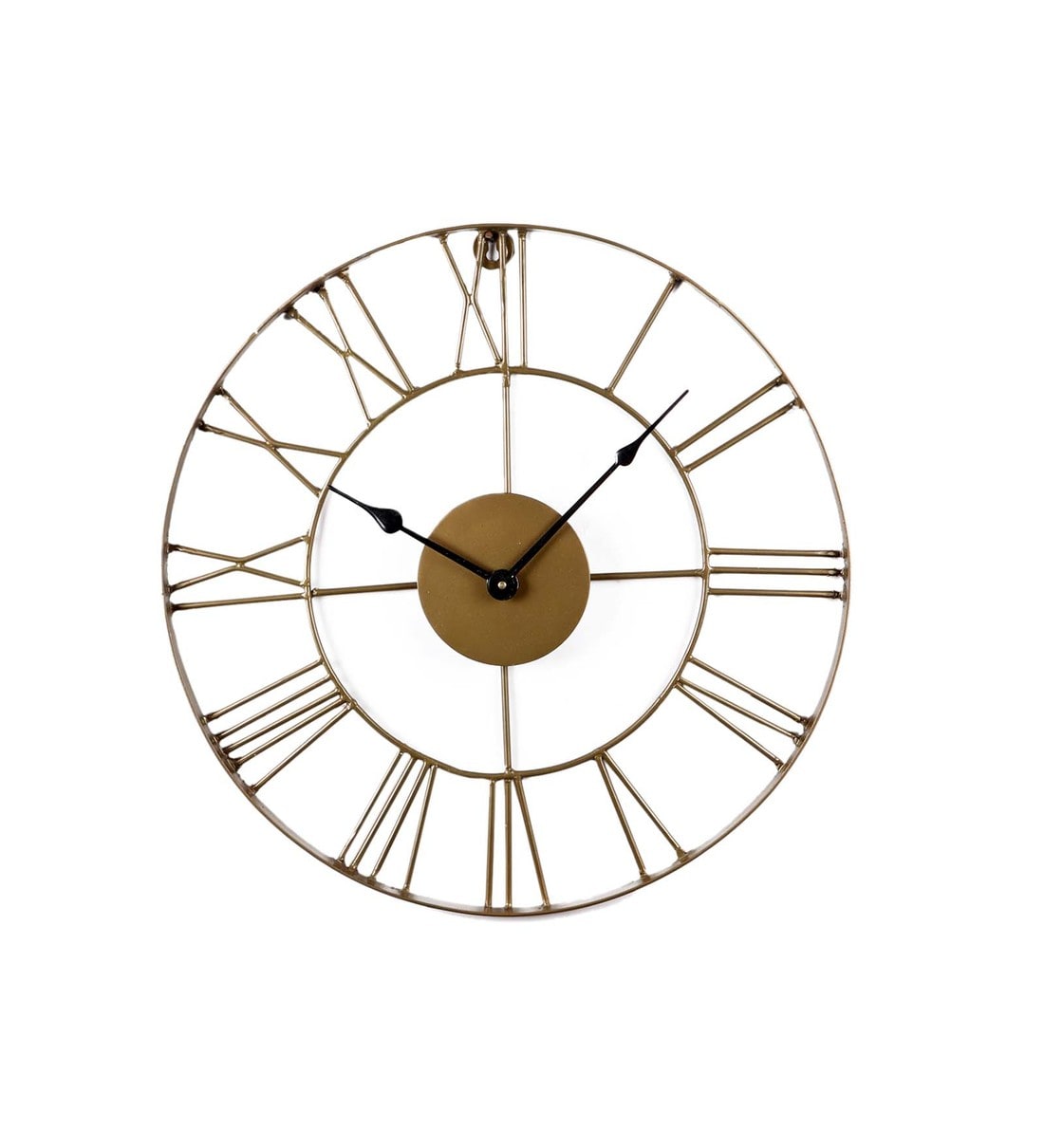 Buy Brown Metal Analog Wall Clock Online Vintage Wall Clocks Wall