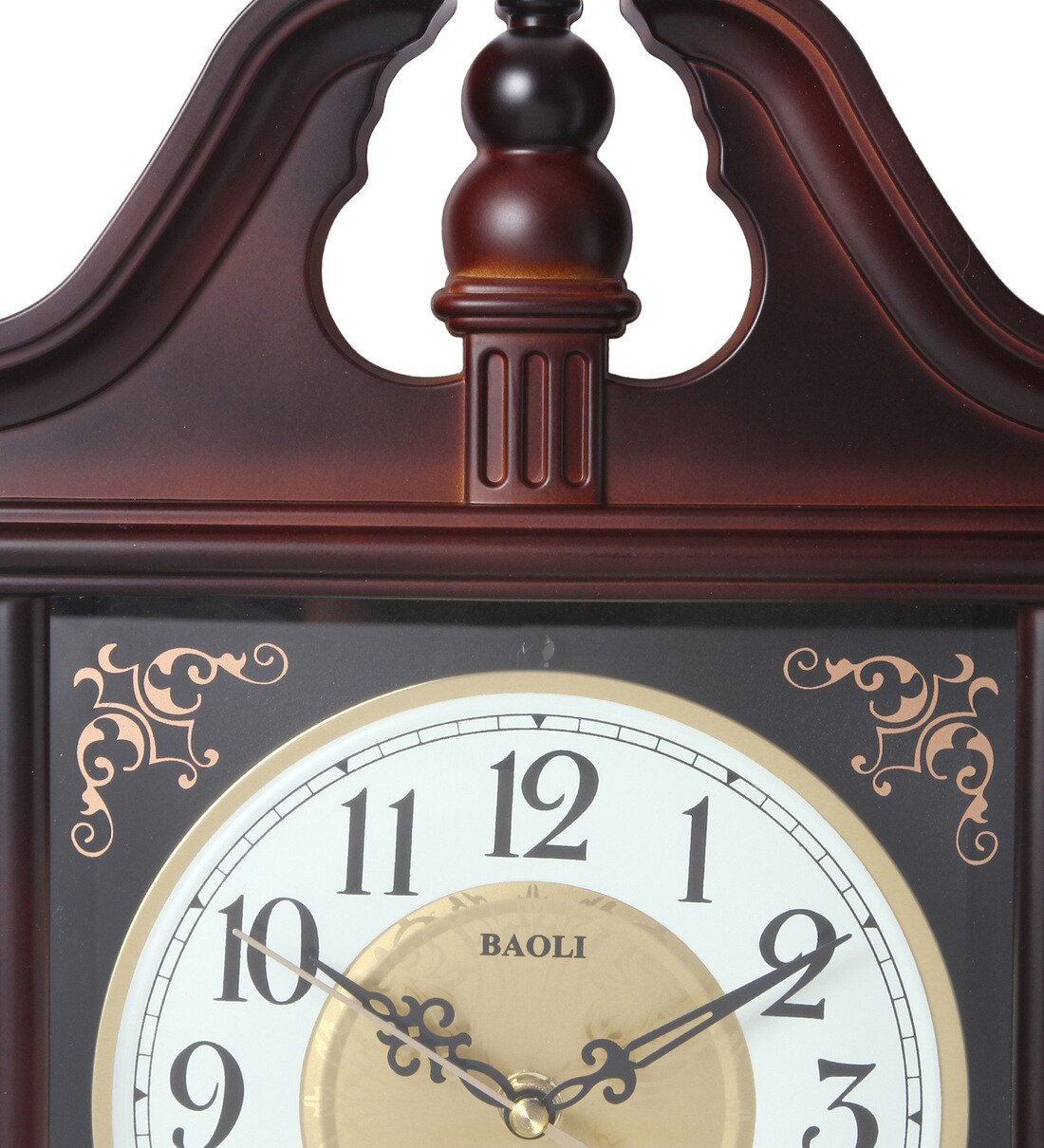 Buy Brown Plastic Analog Pendulum Wall Clock by Zahab Online Pendulum Clocks Clocks Home