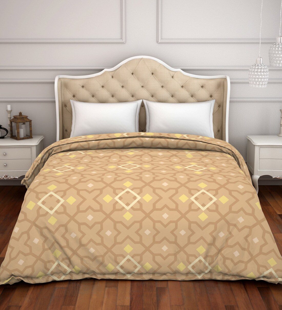 Buy Polyester Double Bed Dohar Reversible by Welspun Polyester 120 GSM