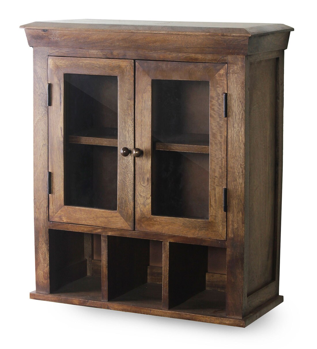 Buy Mango Wood Bathroom in Teak finish by Fabuliv Online