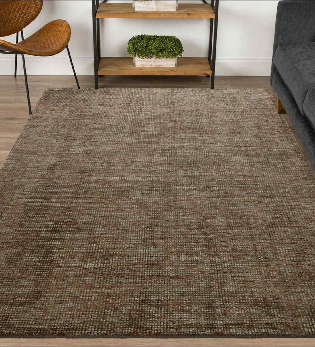 Buy Brown Solid Wool Viscose X Feet Hand Woven Carpet At Off By Kaleen India Pepperfry