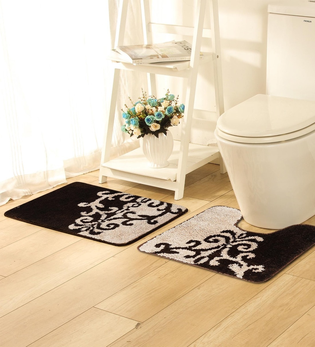 microfiber bath mat sets