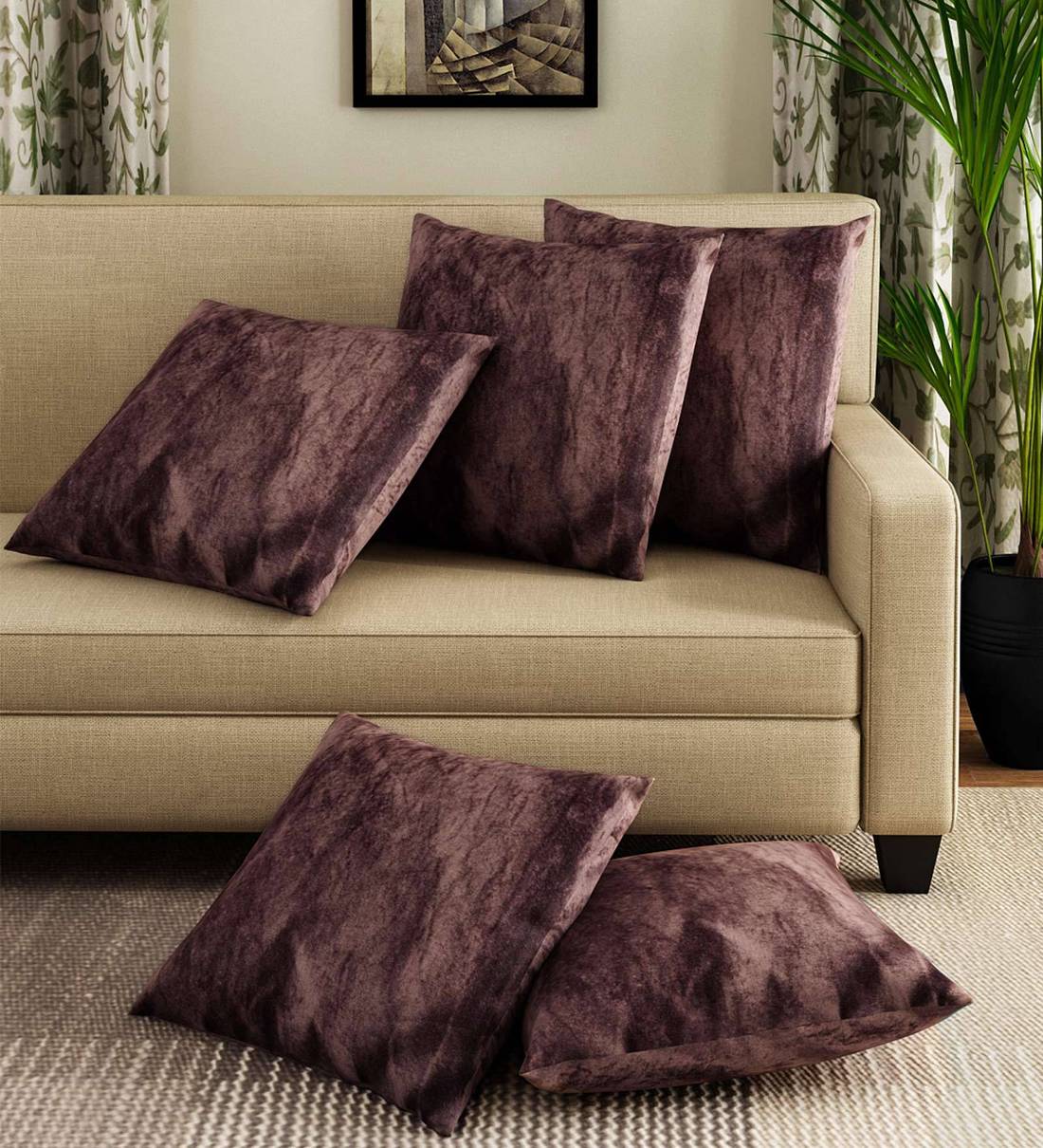 sofa cushion cover set