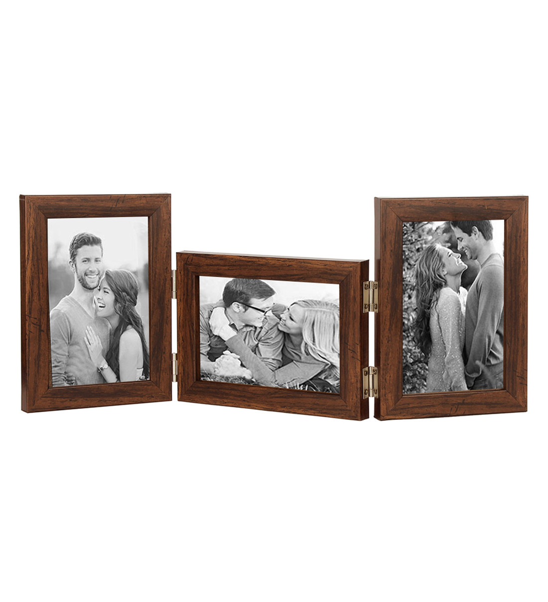 Buy Brown Vertical & Horizontal Wood Photo Frame By Wishtank Online ...