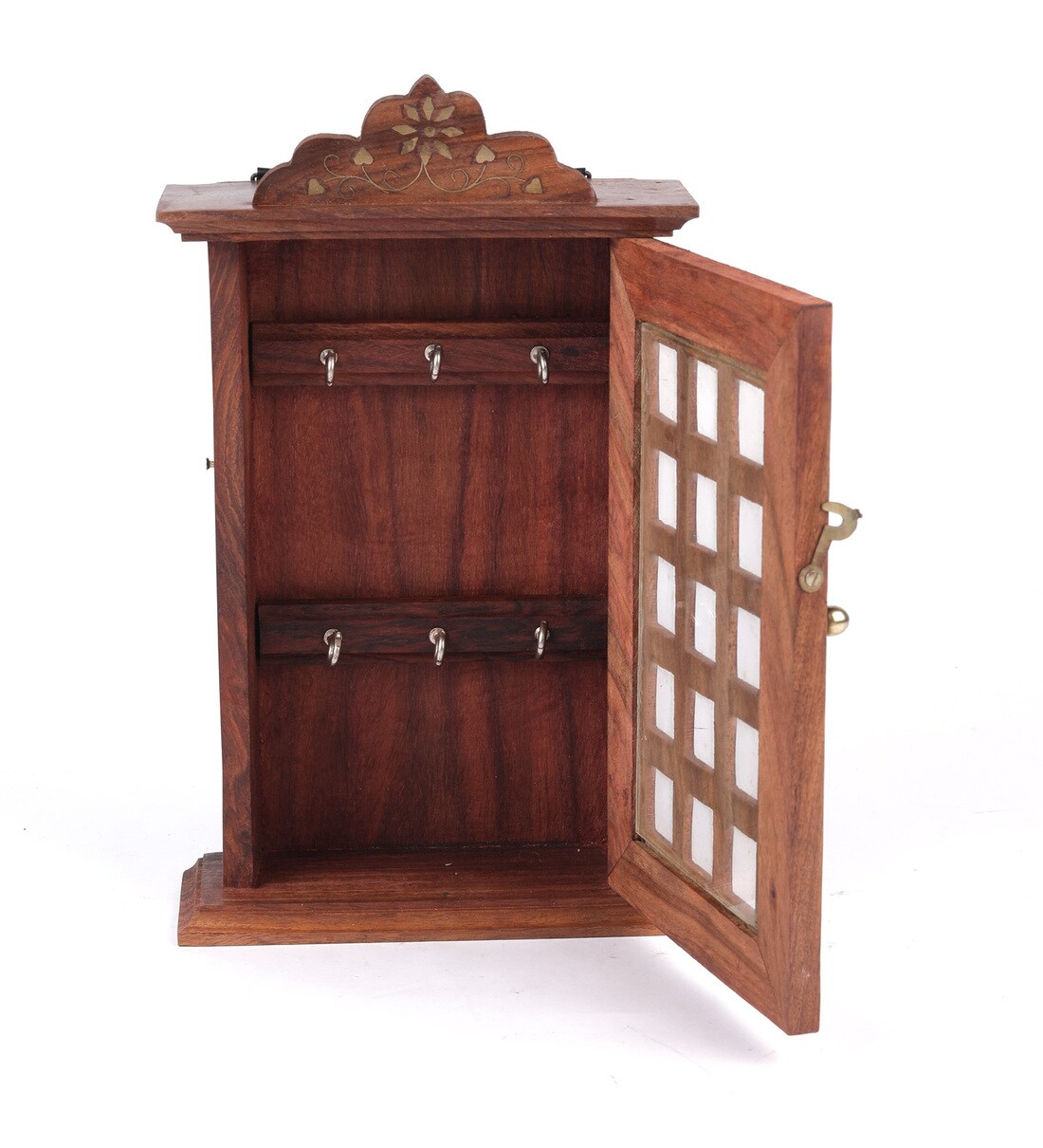 Buy Brown Wood Key Holder by Weald Heritage Online Traditional Key