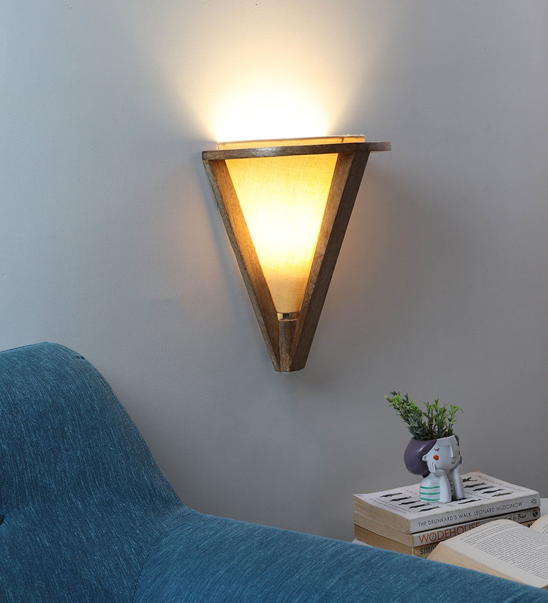 Buy Brown Wood Wall Lights Casacraft By Pepperfry Online Flush