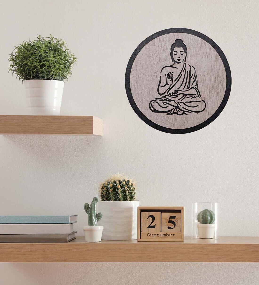 Buy Brown & Grey Wooden Buddha Wall Art at 32 OFF by J & M Art Pepperfry