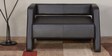 Bradd Leatherette 2 Seater Sofa in Black Colour