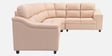 Bravelle Leatherette LHS Sectional Sofa in Cream Colour