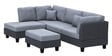 Brella Fabric RHS Sectional Sofa ( 3+ Lounger) in Light Grey & Dark Grey Colour