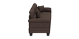 Brensa Fabric 3 Seater Sofa in Dark Brown Colour