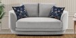 Brescia Velvet 2 Seater Sofa in Light Grey Colour Brescia Velvet 2 Seater Sofa in Light Grey Colour