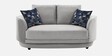 Brescia Velvet 2 Seater Sofa in Light Grey Colour Brescia Velvet 2 Seater Sofa in Light Grey Colour