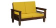 Breslau Sheesham Wood 2 Seater Sofa In Provincial Teak Finish