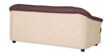 Bright Leatherette 3 Seater Sofa in Maroon & Beige Colour