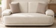 Brina Fabric 2 Seater Sofa with Adjustable Backrest in Beige Colour