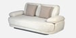 Brina Fabric 2 Seater Sofa with Adjustable Backrest in Beige Colour