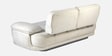 Brina Fabric 2 Seater Sofa with Adjustable Backrest in Beige Colour