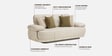Brina Fabric 2 Seater Sofa with Adjustable Backrest in Beige Colour Brina Fabric 2 Seater Sofa with Adjustable Backrest in Beige Colour