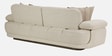 Brina Fabric 3 Seater Sofa with Adjustable Backrest in Beige Colour Brina Fabric 3 Seater Sofa with Adjustable Backrest in Beige Colour