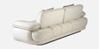 Brina Fabric 3 Seater Sofa with Adjustable Backrest in Beige Colour