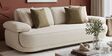 Brina Fabric 3 Seater Sofa with Adjustable Backrest in Beige Colour Brina Fabric 3 Seater Sofa with Adjustable Backrest in Beige Colour