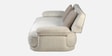 Brina Fabric 3 Seater Sofa with Adjustable Backrest in Beige Colour