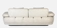Brina Fabric 3 Seater Sofa with Adjustable Backrest in Beige Colour