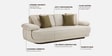 Brina Fabric 3 Seater Sofa with Adjustable Backrest in Beige Colour Brina Fabric 3 Seater Sofa with Adjustable Backrest in Beige Colour