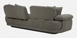 Brina Fabric 3 Seater Sofa with Adjustable Backrest in Grey Colour Brina Fabric 3 Seater Sofa with Adjustable Backrest in Grey Colour