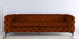 Brisbane Velvet 3 Seater Sofa in Rust Colour