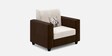 Brista Velvet 5 Seater Sofa Set In Cream Brown  Colour ( 3 + 1 + 1)