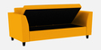 Bristo Velvet 3 Seater Sofa in Saffron Yellow Colour with Storage