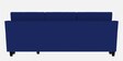 Bristo Velvet LHS 4 Seater Sectional Sofa In Indigo Blue Colour