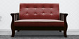Broaden 2 Seater Sofa in Red Colour