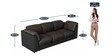 Broadway V2 3 Seater Sofa in Ada Granite Colour