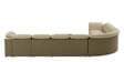 Broadway V2 9 Seater Corner Sofa Set with Lounger in Ada Sand Colour in C Shape